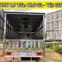 Xe Chở Gà Vịt Giống ISUZU 1.9 Tấn - thùng đóng theo yêu cầu bằng Inox