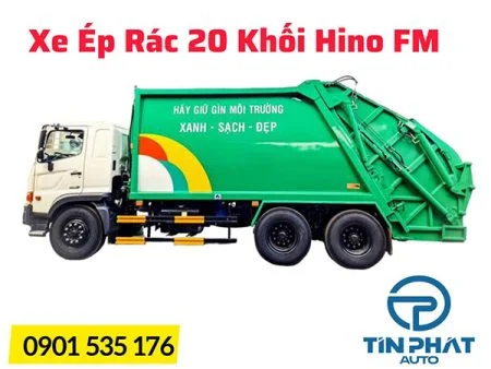 Xe Ép Rác 20 Khối Hino FM Euro V mới nhất hiện nay