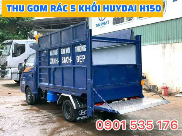Xe Thu Gom Rác 5m3 Hyundai