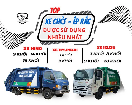 Điểm Danh Các Xe Ép Chở Rác Được Sử Dụng Nhiều Nhất Hiện Nay