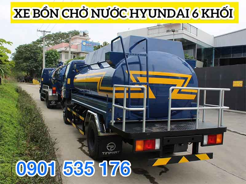 xe bồn chở nước sạch báo giá - xe hyundai 110s