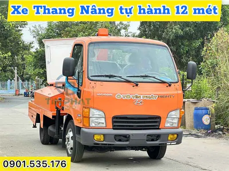 So Sánh Thang Nâng Người làm việc trên cao 12m Hangil và Genie 2 báo giá thang nâng người làm việc trên cao 12m hangil đóng trên nền xe hyundai N250 sẵn giao