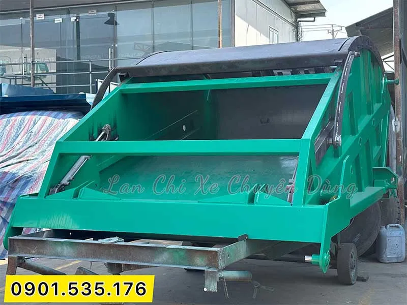 Xe Ép Rác 22 Khối Isuzu (Nâng Cặp) - FVZ34QE5 18 cấu tạo xe ép rác isuzu fvz, kiểu nâng kẹp đa năng, sẵn giao ngay