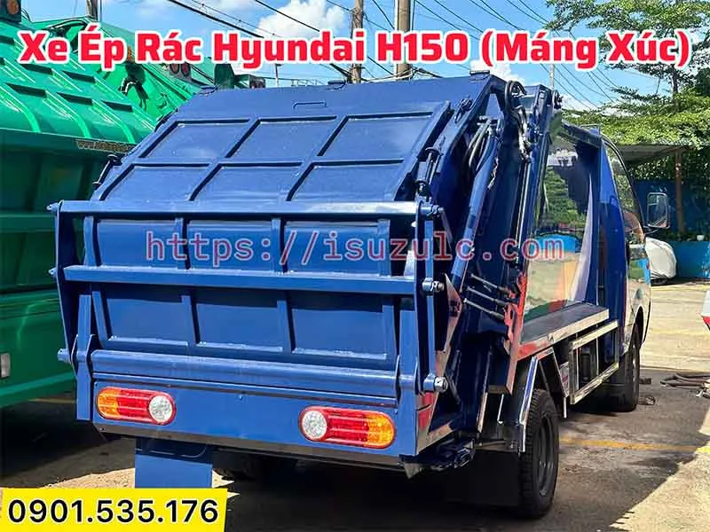 Xe Ép Rác Hyundai H150 2,5 Khối - 900 Kg 27 xe ép rác Hyundai H150 giá bao nhiêu, xe có hỗ trợ trả góp lãi xuất tốt.