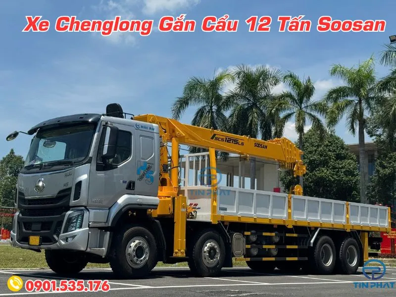 Xe Chenglong 4 Chân Gắn Cẩu Soosan SCS1215 (Mới Nhất 2025) 29 Xe Chenglong 4 Chân Gắn Cẩu Soosan SCS1215, mới nhất, giao ngay, giá tốt