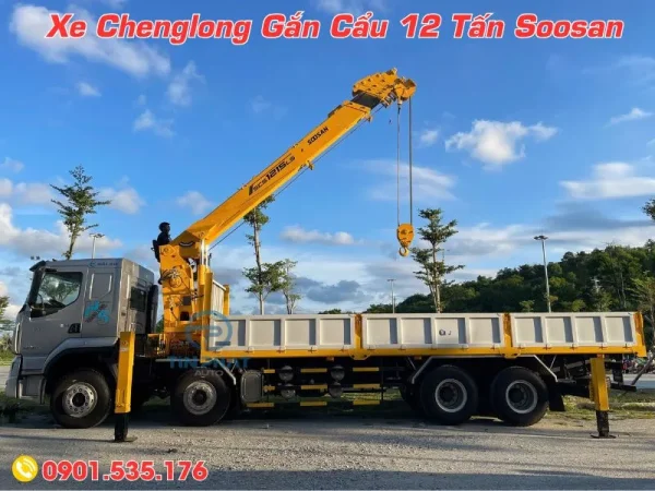 xe cẩu chenglong 4 chân 12 tấn giá tốt nhất hiện nay. hỗ trợ trả góp 80%