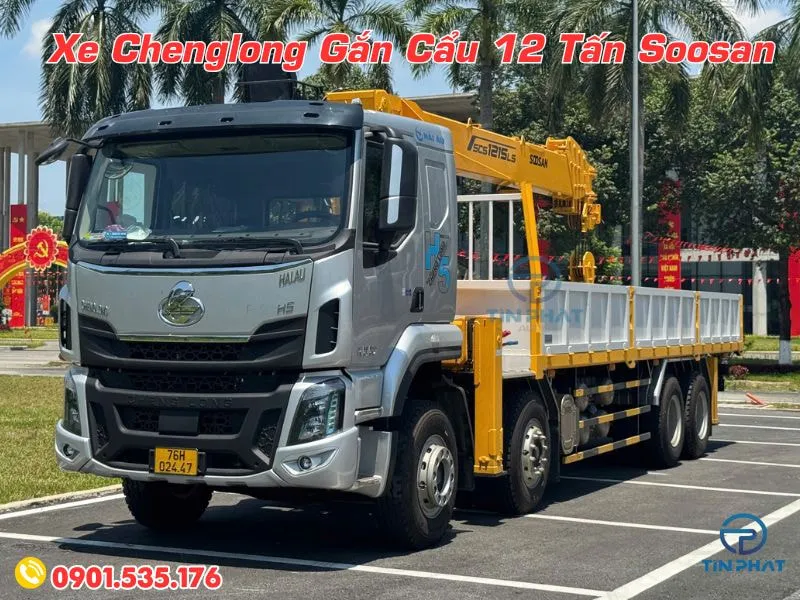 Xe Chenglong 4 Chân Gắn Cẩu Soosan SCS1215 (Mới Nhất 2025) 24 Xe Chenglong 4 Chân Gắn Cẩu Soosan SCS1215 mới nhất hiện nay, giá siêu ưu đãi