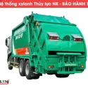 Hệ thống xylanh thủy lực cuốn ép rác màu xanh, Nhập khẩu, bảo hành 1 năm chính hãng
