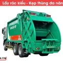 Cách lấy rác kiểu nâng kẹp thùng đa năng, có nắp đậy kín, bảo vệ môi trường. Xe đang có sẵn giao ngay
