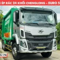 Xe chở rác 24 khối chenglong H5, xe sẵn giao tại xưởng