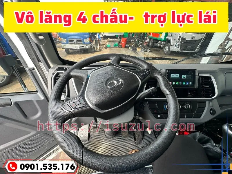 Xe Ép Rác 6 Khối Thaco Linker (Euro 5) Mới Nhất 2025 36 xe ép rác 6 khối thaco trang bị vô lăng 4 chấu có trợ lực, hiện đại