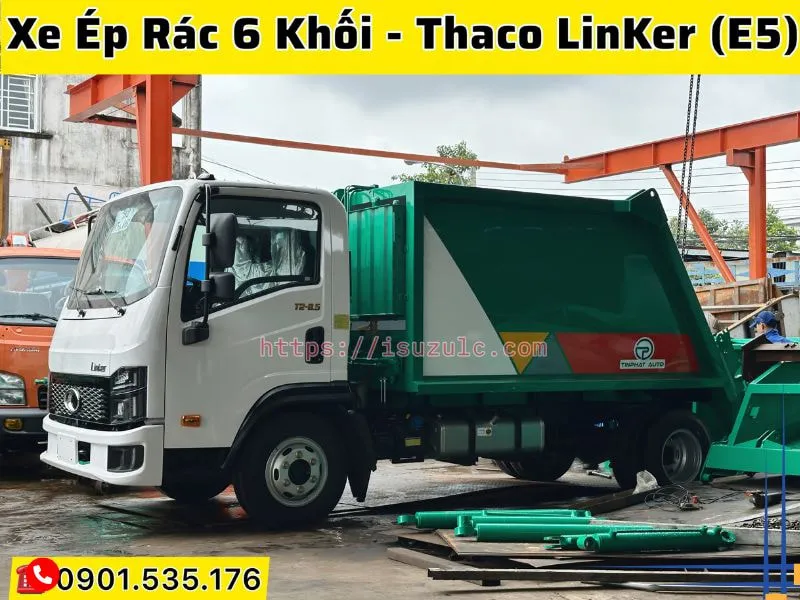 Xe Ép Rác 6 Khối Thaco Linker (Euro 5) Mới Nhất 2025 39 giá xe ép rác 6 khối thaco linker mới nhất 2025, giá tại xưởng tốt nhất hiện nay