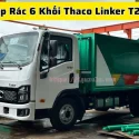 Xe cuốn ép rác thaco 6 khối mới nhất, sẵn giao ngay