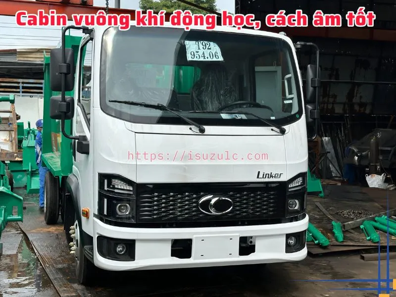 Xe Ép Rác 6 Khối Thaco Linker (Euro 5) Mới Nhất 2025 45 cabin xe ép rác 6 khối model mới nhất, màu trắng hiện đại, tiện nghi