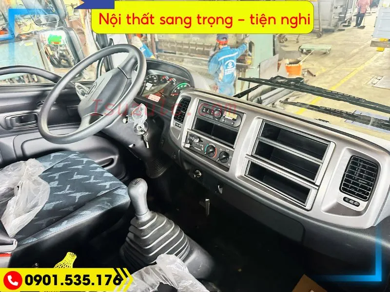 Xe Ép Rác 14 Khối Hino FG (Euro 5) 45 Nội thất xe Hino FG tiện nghi - Sang trọng.Chất lượng cao. giá rẻ