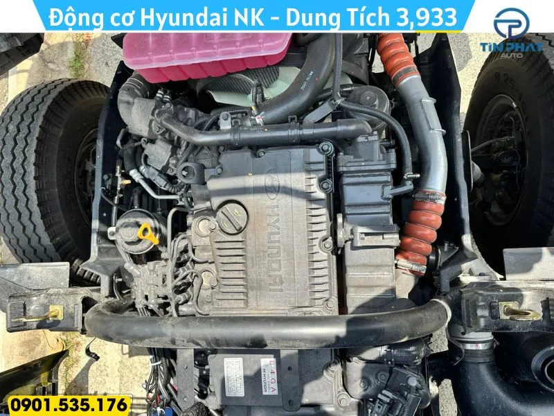 Xe Hút Bể Phốt 6 Khối Hyundai W11S 23 động cơ Hyundai W11S công suất máy 3,9cc bền bỉ, tiết kiệm nhiên liệu