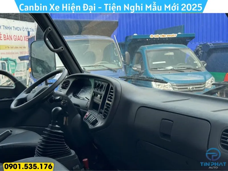 Xe Hút Bể Phốt 6 Khối Hyundai W11S 26 cabin xe bồn hút chất thải 6 khối hyundai hiện đại, sang trọng