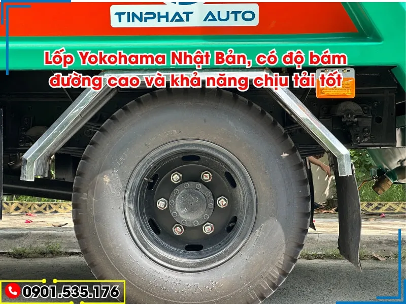 Xe Ép Rác 9 Khối Isuzu FRR (Máng Xúc) 36 Xe ép rác 9 khối Isuzu FRR Lốp xe hình tròn, xuất xứ Nhật Bản, có độ ma sát tốt